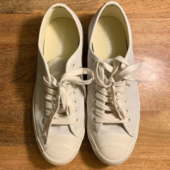 Converse Shoes - Converse Ivory Suede Shoes